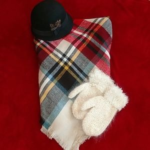 Multi-colored Blanket Scarf/Wrap